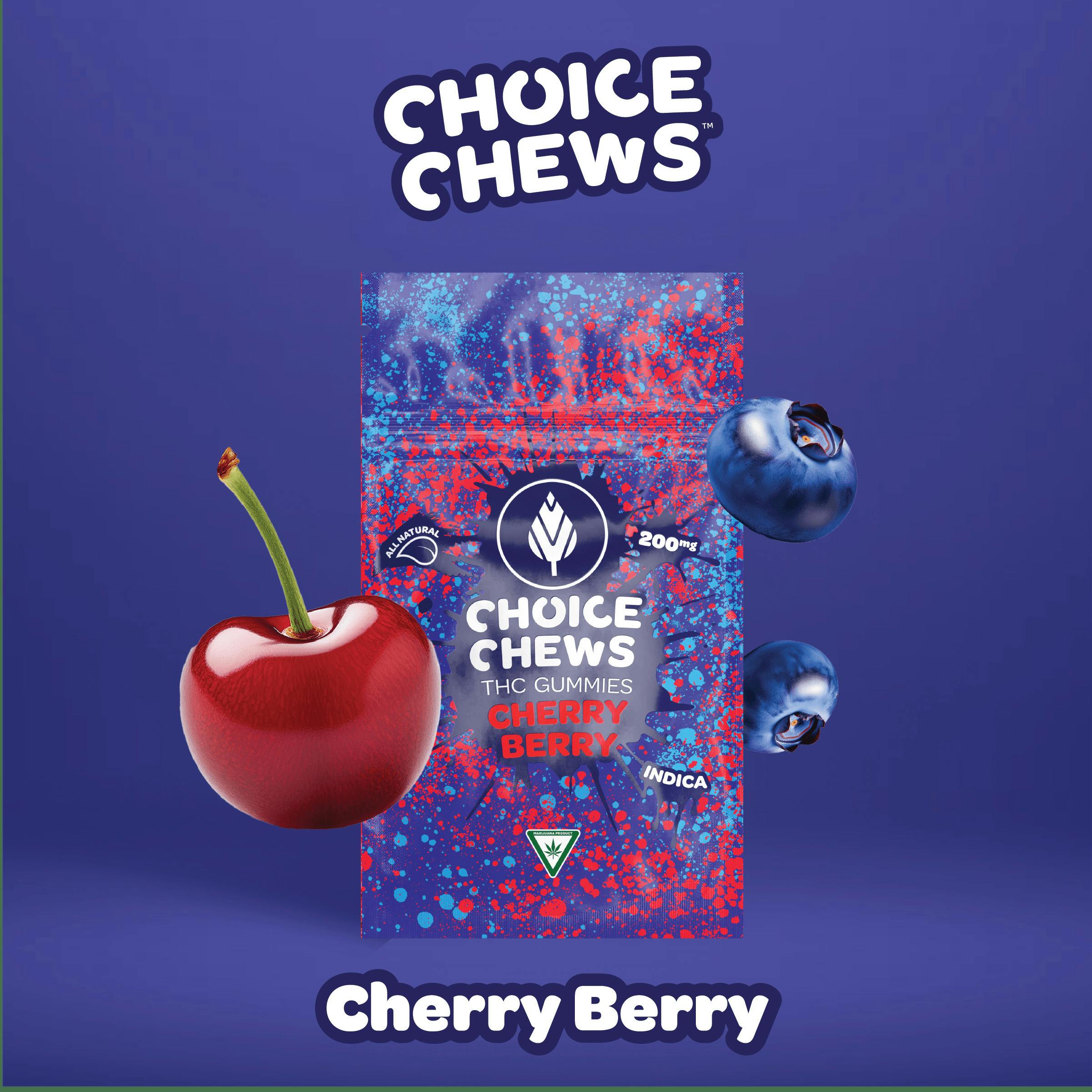 Choice | 200mg Gummies | Cherry Berry