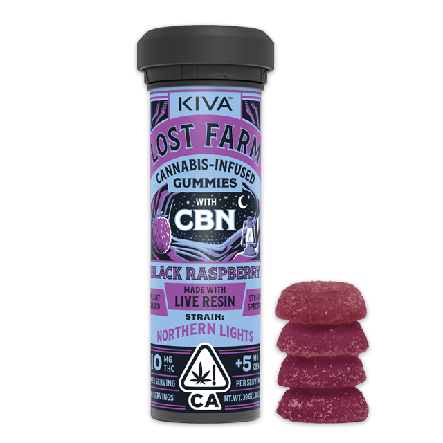 BLACK RASPBERRY / NORTHERN LIGHTS LIVE RESIN GUMMIES + CBN