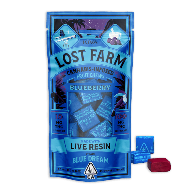 BLUEBERRY / BLUE DREAM LIVE RESIN FRUIT CHEWS