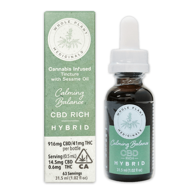CALMING BALANCE TINCTURE - CBD 20:1 (31.5ML)