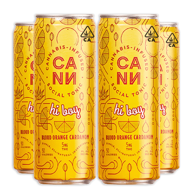 BLOOD ORANGE CARDAMOM TONIC- HI BOYS - 4 PACK (1.42L)