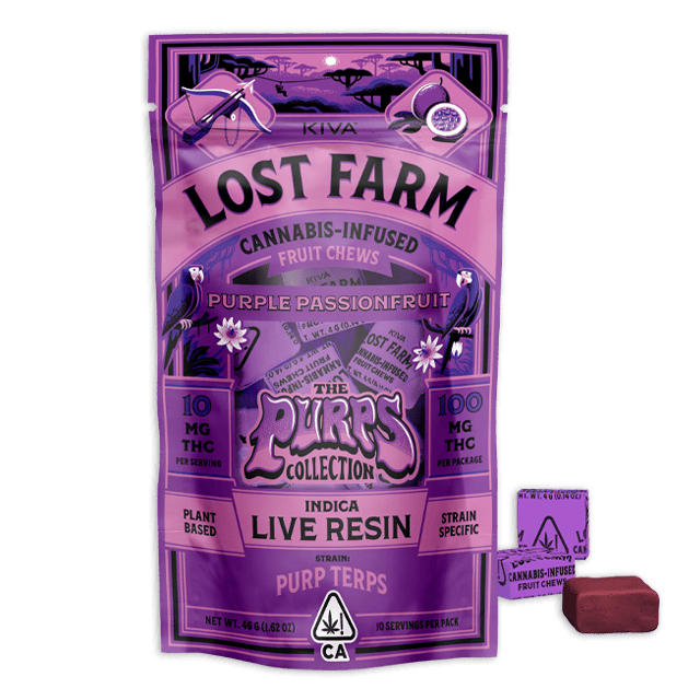 PURPLE PASSIONFRUIT / PURP TERPS LIVE RESIN FRUIT CHEWS