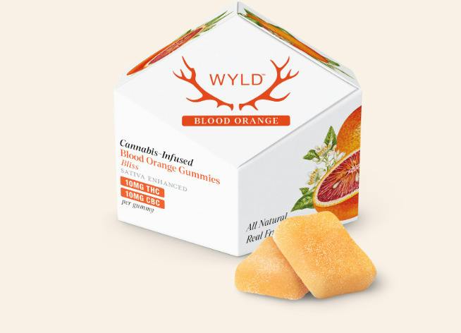 1:1 | Blood Orange | 20mg THC x 20mg CBC | 10pk | WYLD cannabis product