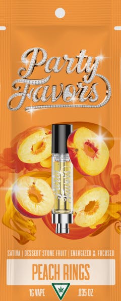 Peach Rings | 510 Thread | Party Favors cannabis product