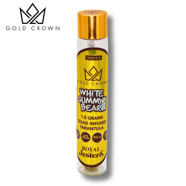 White Gummy Bear | 1.5g | Jesters | Quad Infused | Gold Crown