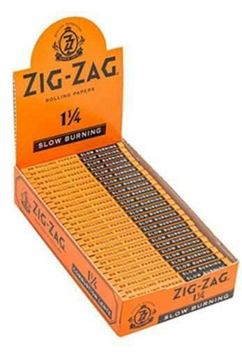 Zig Zag Slow Burning orange Rolling Paper 1 1/4