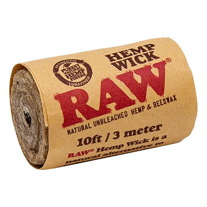 Raw Natural Unbleached Hemp and Beeswax.