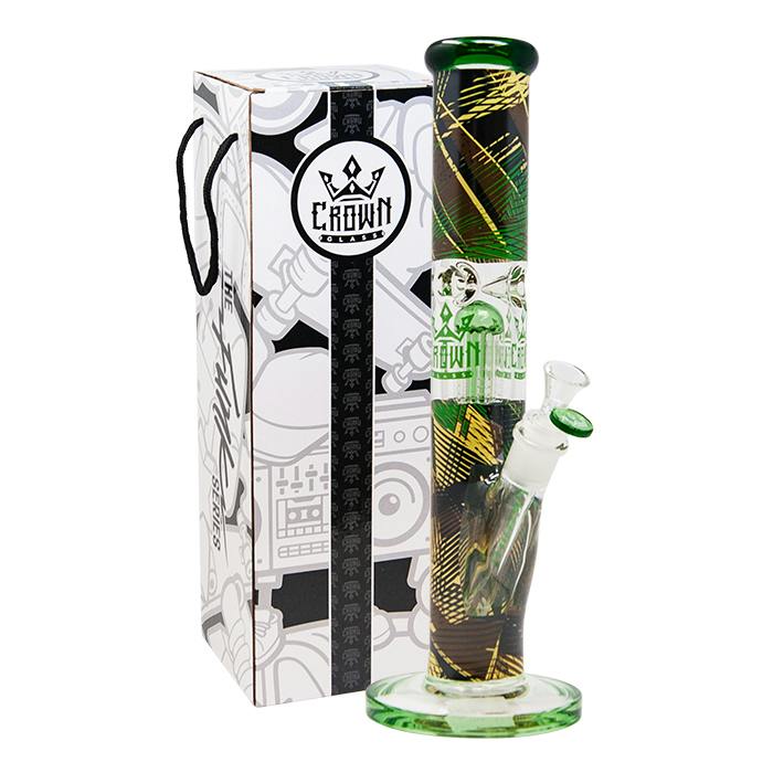 Skyscrapers Crown GlasS 14 Inches Bong from the Funk Collection