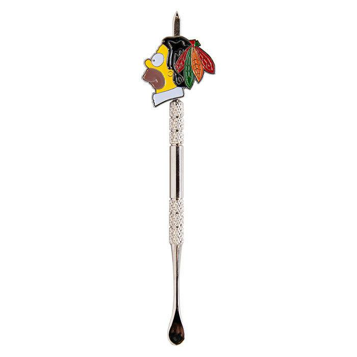 Stainless Steel Dabber Stick With Sharp Point And Scooper