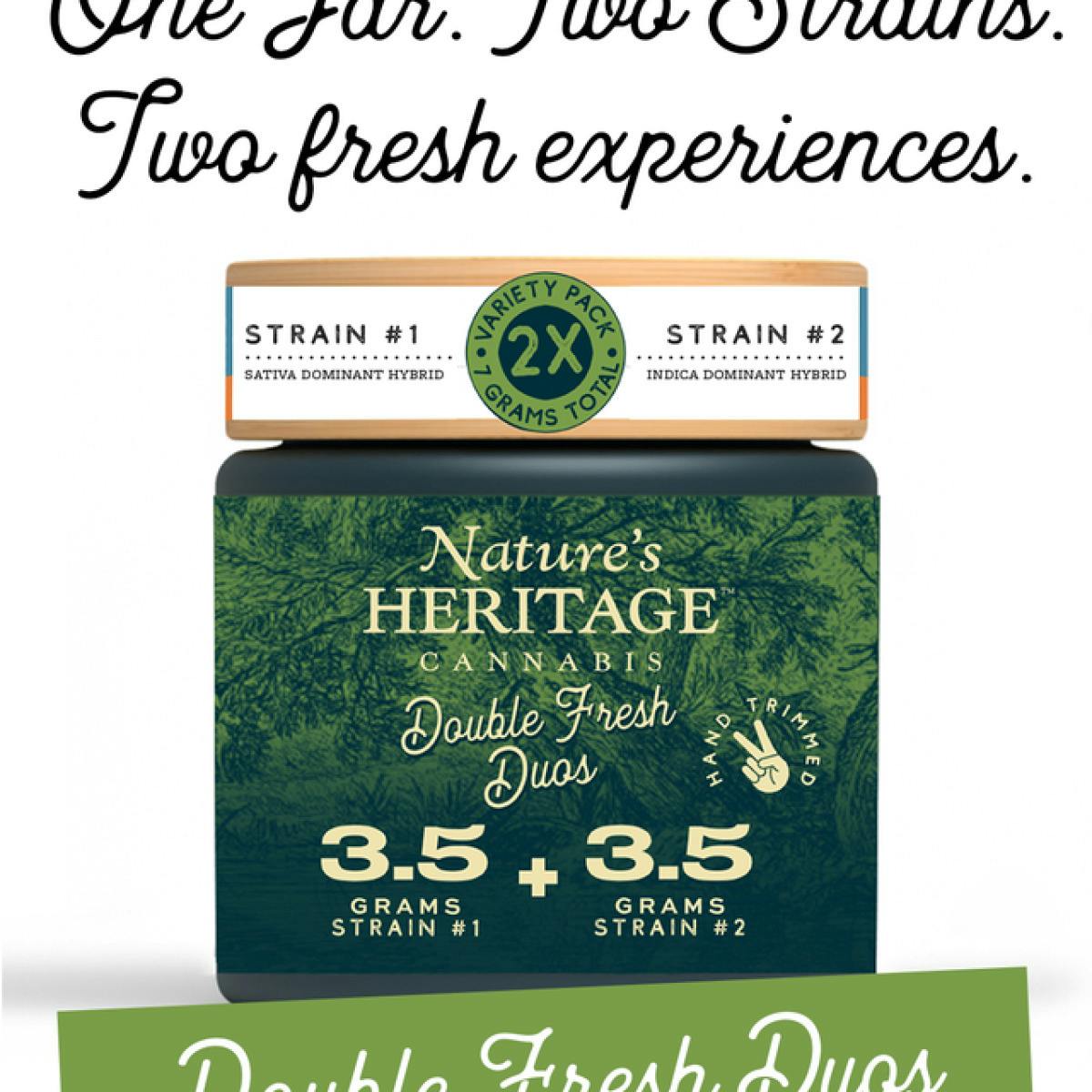 Double Fresh Duos Local Skunk + Orange Biscuits Flower