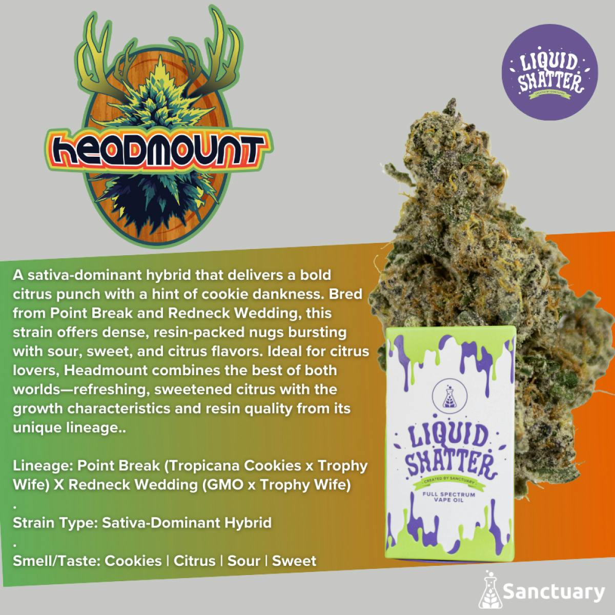 Headmount Liquid Shatter Cartridge