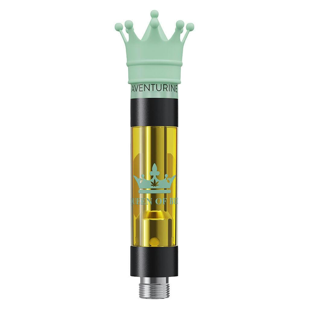 Queen of Bud - QOB Aventurine Liquid Crystals 510 Thread Cartridge - Sativa - 1g