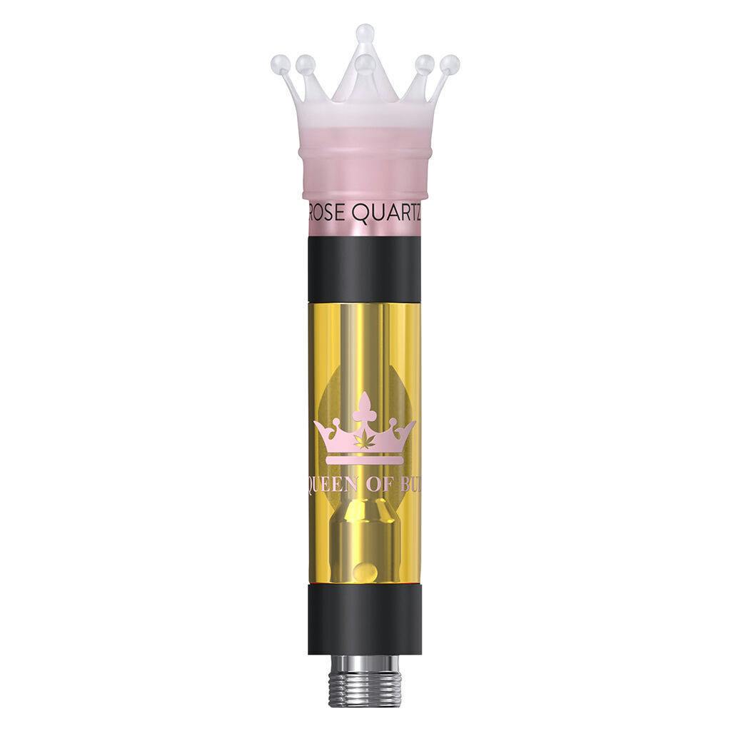 Queen of Bud - Rose Quartz Liquid Crystals 510 Thread Cartridge - Sativa - 1g