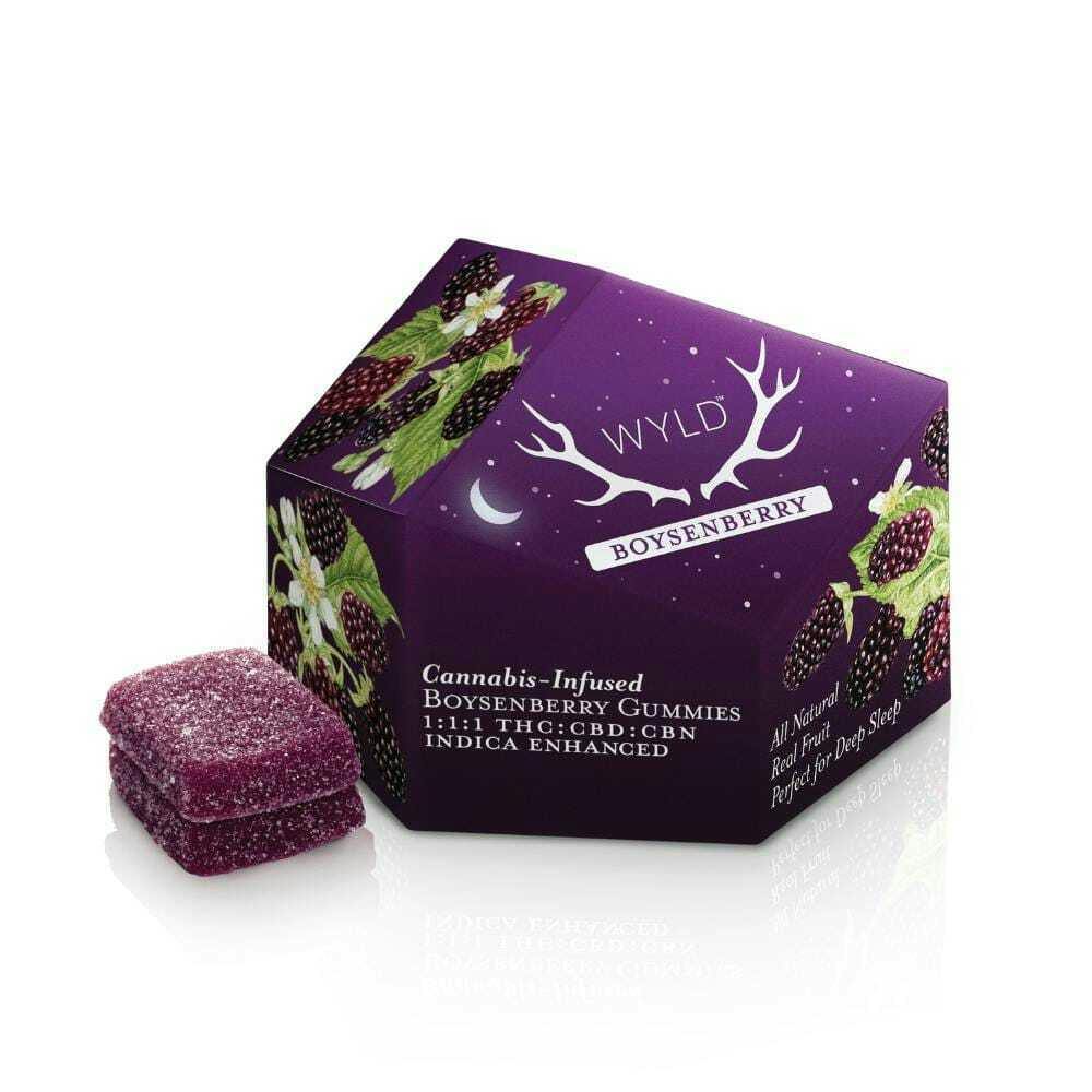Boysenberry — 1:1:1 CBN:CBD:THC - 100mg Gummies
