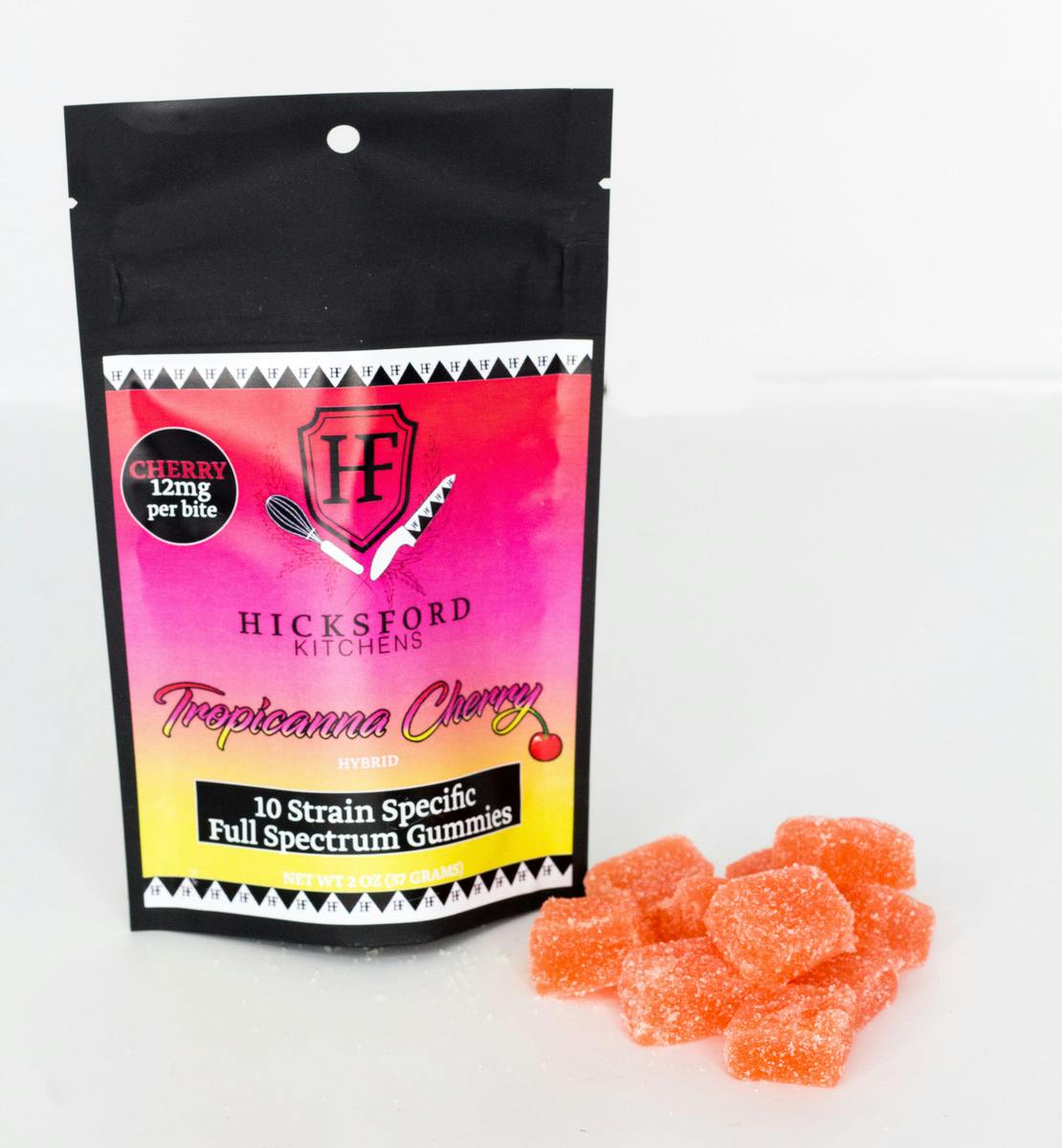 Tropicanna Cherry Full Spectrum Gummies (250MG)