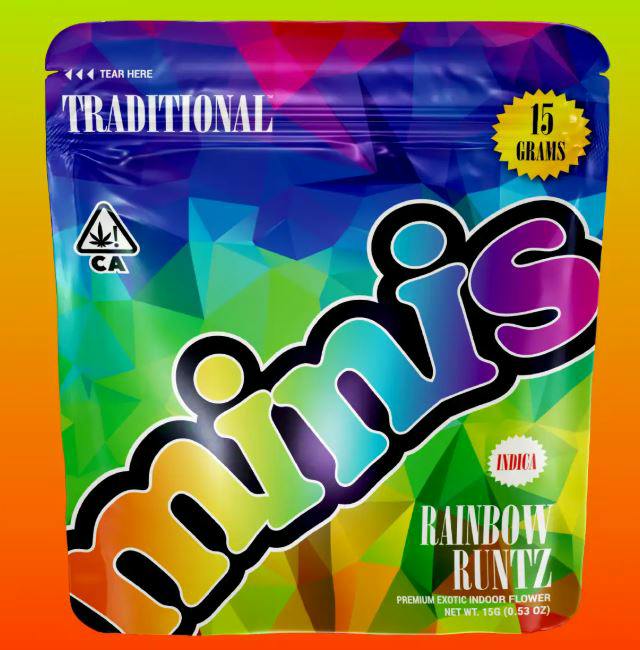 TRADITIONAL - INDOOR SMALLS - RAINBOW RUNTZ - 15G