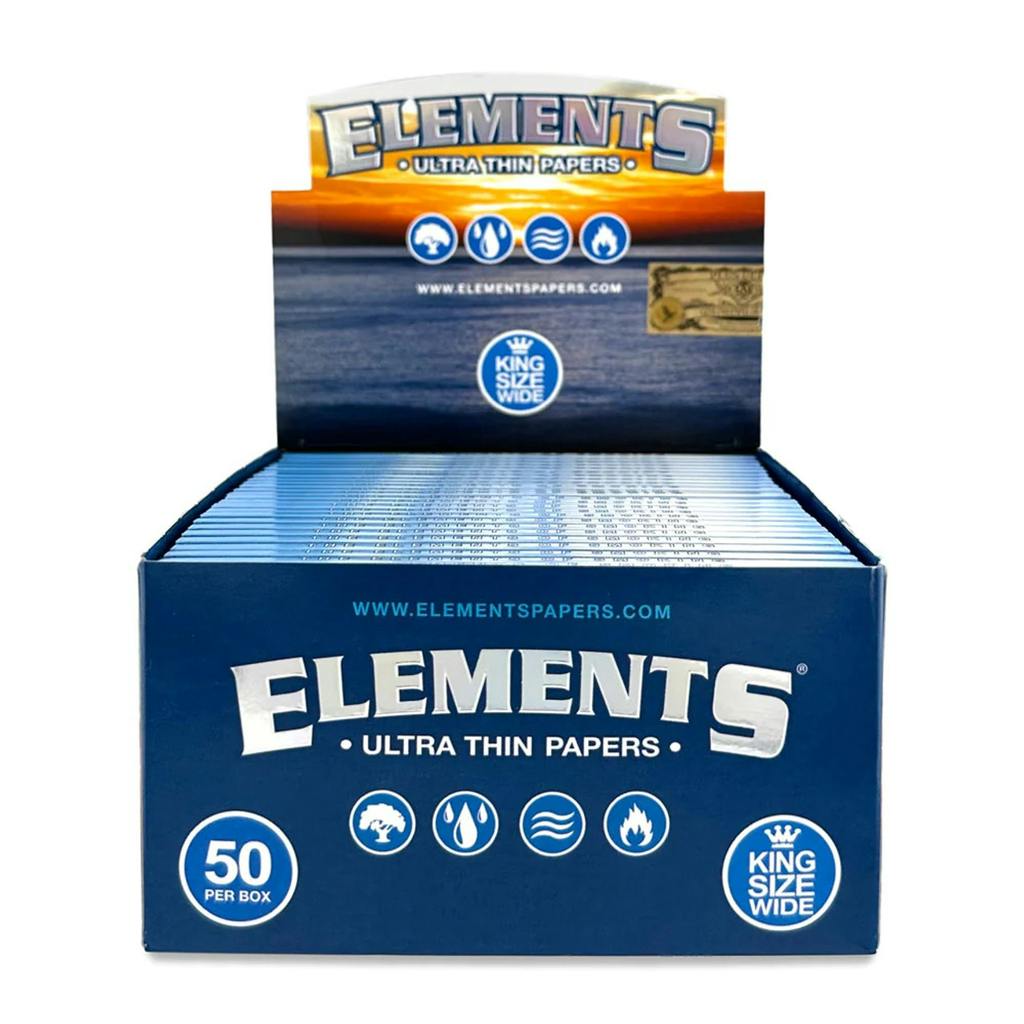 Element King Size Rolling Papers 33 leaves at Tortuga Cannabis Company
