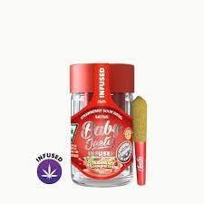 Baby Jeeter - Strawberry Sour Diesel - .5g - 5pk - Infused Prerolls