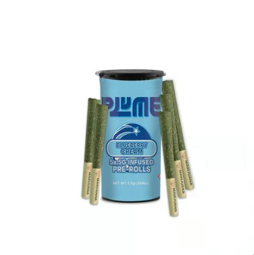 Smoke Stack - Blueberry Cream - .5g - 5pk - Infused Prerolls