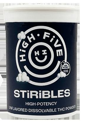High Five - STiRiBLES - 500mg - 20pk - Dissolvable THC powder