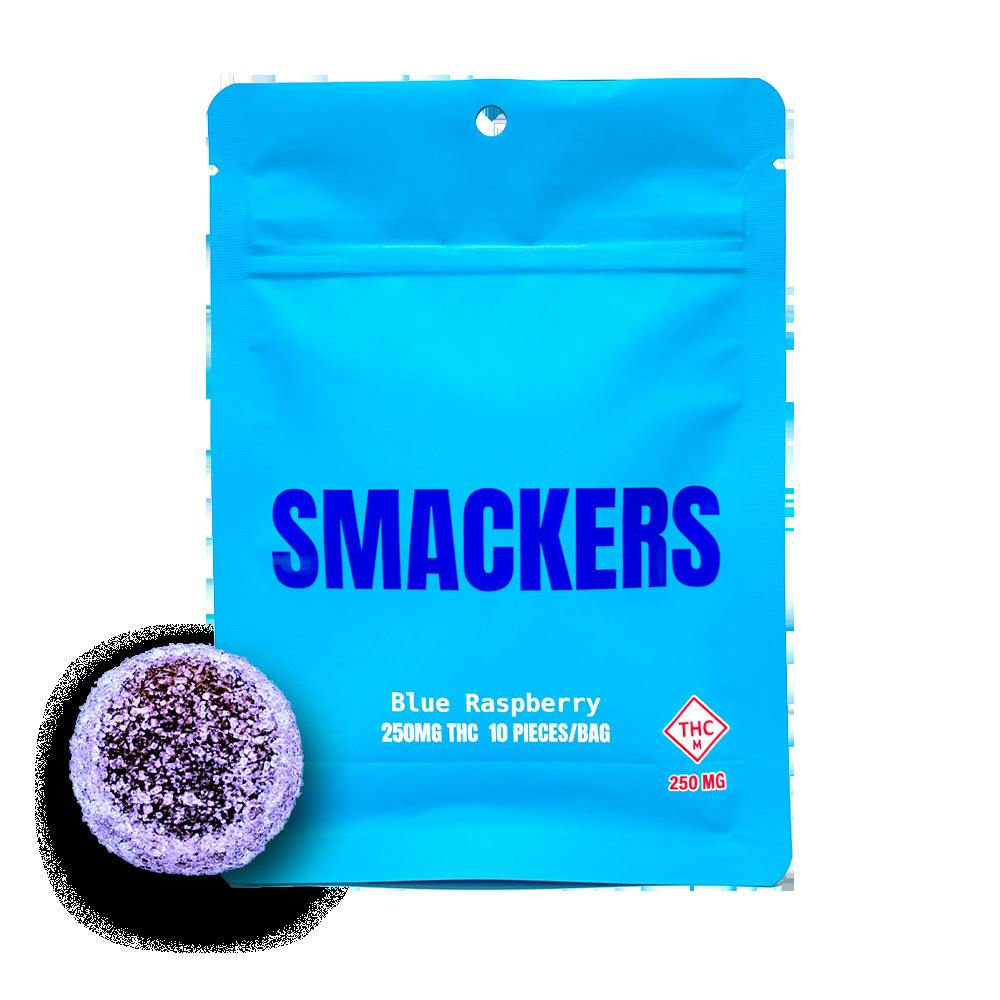 Smackers - Blue Raspberry - 250mg - Gummies