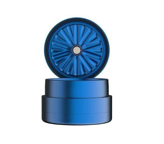 Flower Mill - Blue - Next-Gen Standard 2.5" - Grinder