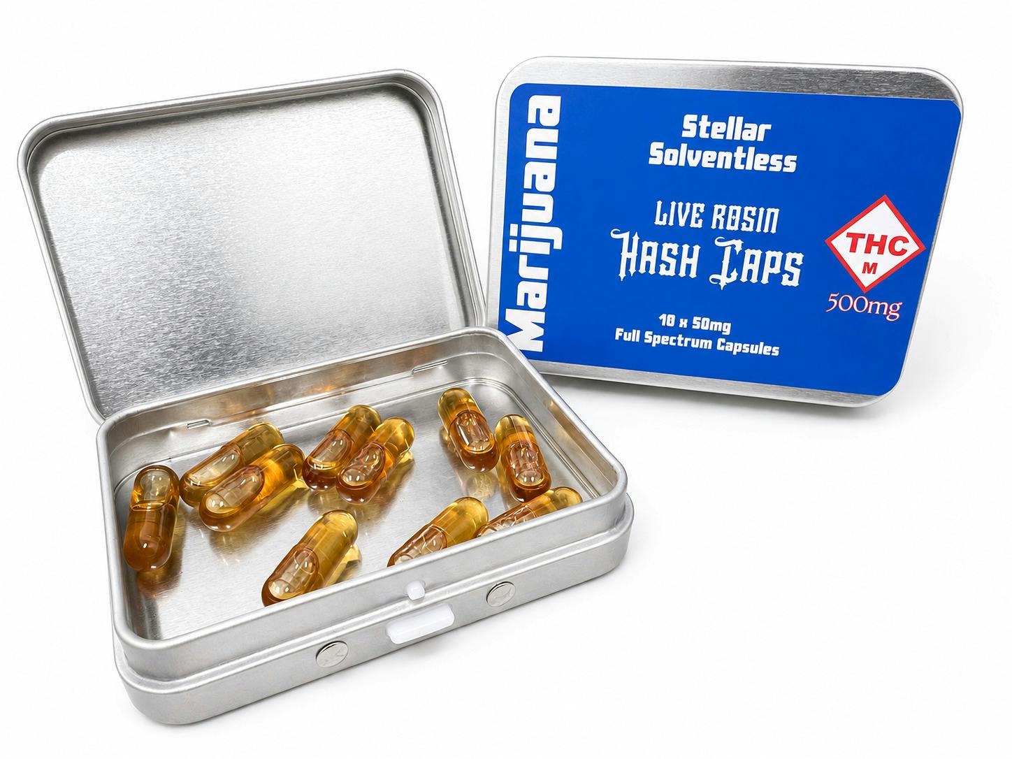 Stellar - Hash Caps - 500mg - 10pk - Capsules