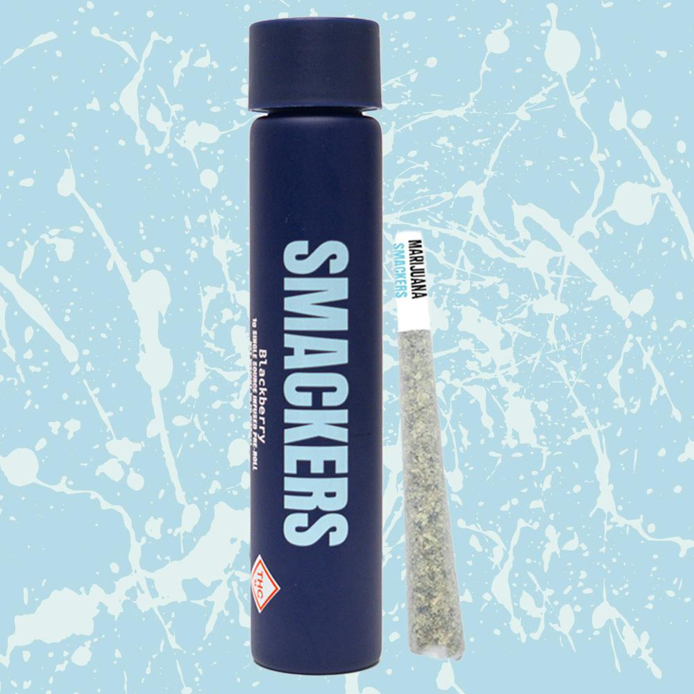 Smackers - Blackberry - 1g - Infused Preroll