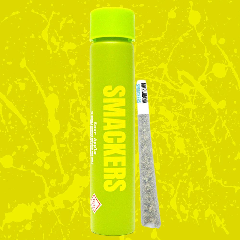 Smackers - Sour Apple - 1g - Infused Preroll