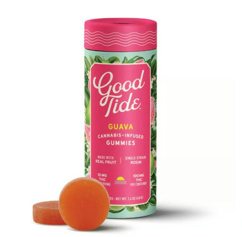 Good Tide - Guava - Live Rosin - 100mg - 10pk - Gummies