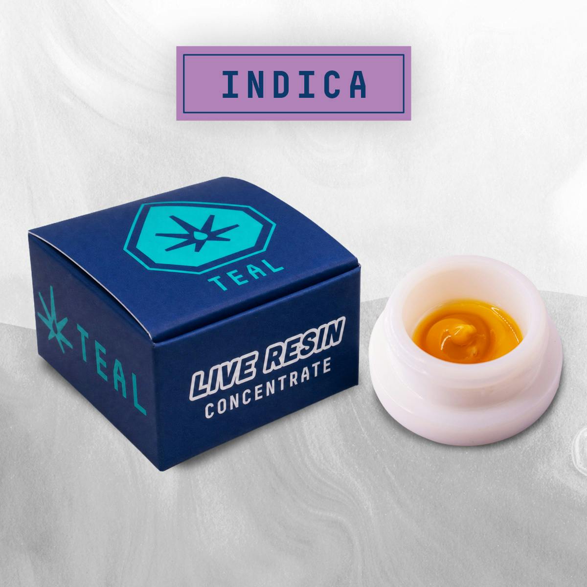 Teal - Purple Churro - 1g - Live Resin Badder