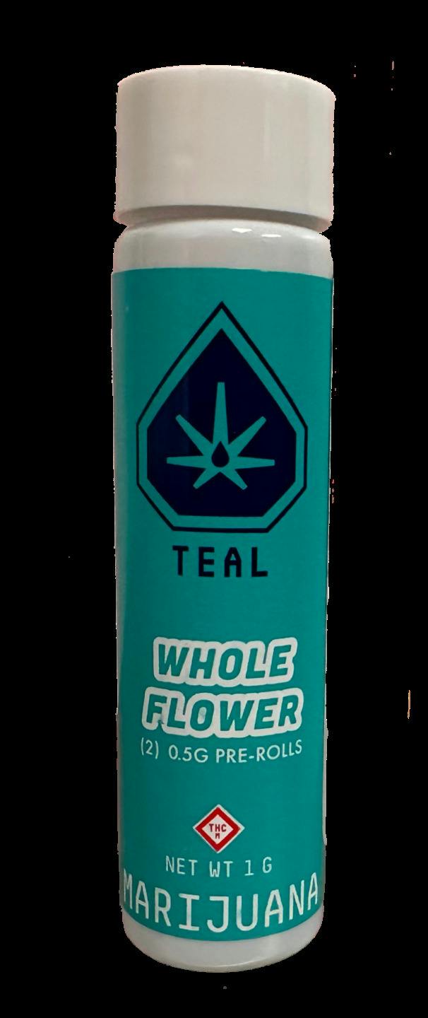 Teal - Paul Morphy X Wedding Cake - .5g - 2pk - Prerolls