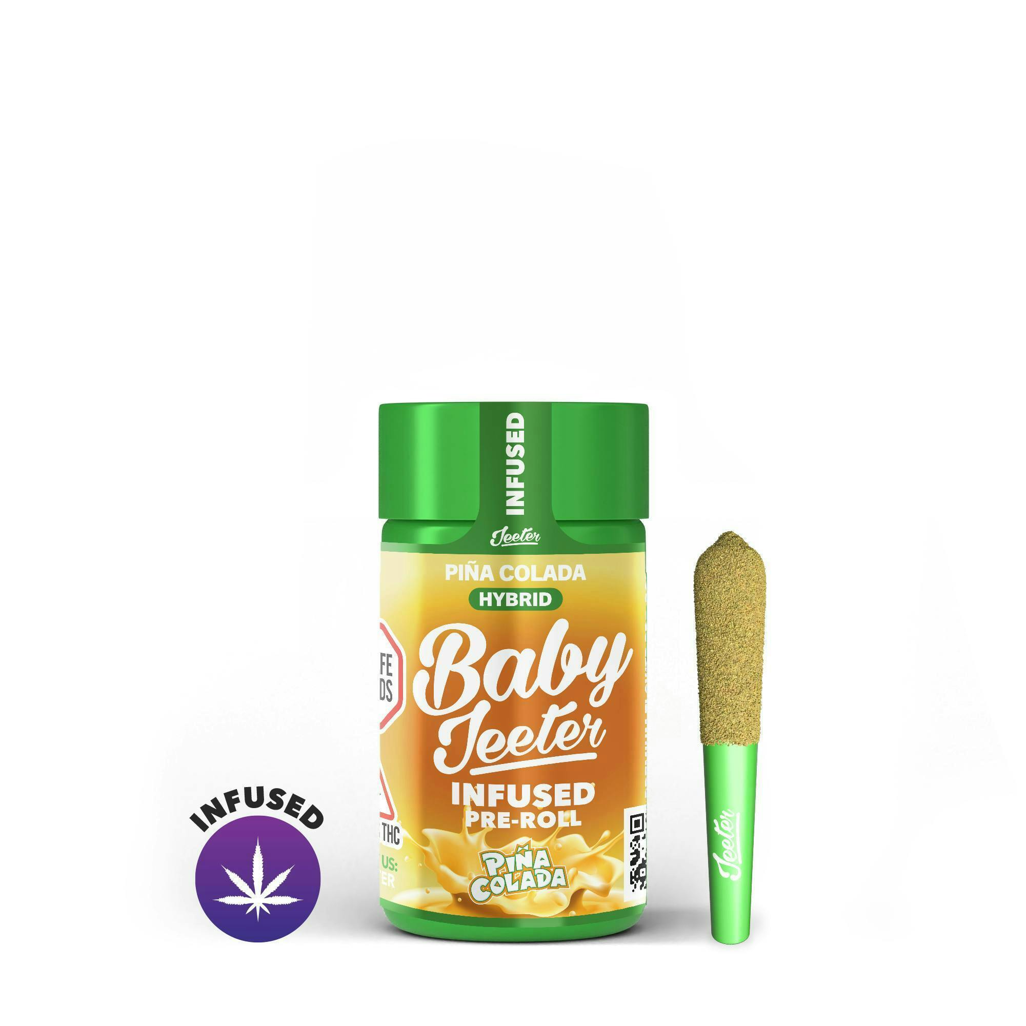 Baby Jeeter - Pina Colada - .5g - 5pk - Infused Prerolls