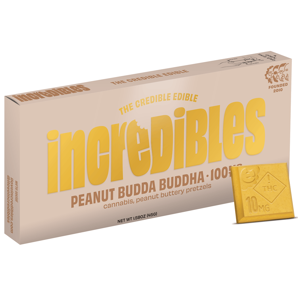 Incredibles Peanut Budda Chocolate Bar 100mg (H)