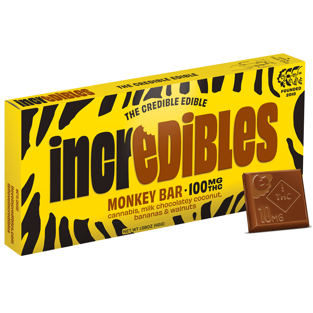 Incredibles Monkey Chocolate Bar 100mg (H)