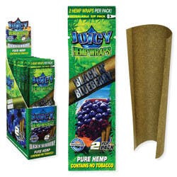 Juicy Hemp | Black-Blueberry | Hemp wraps