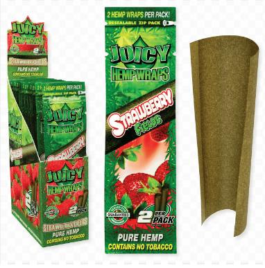 Juicy Hemp | Strawberry | Hemp Wraps