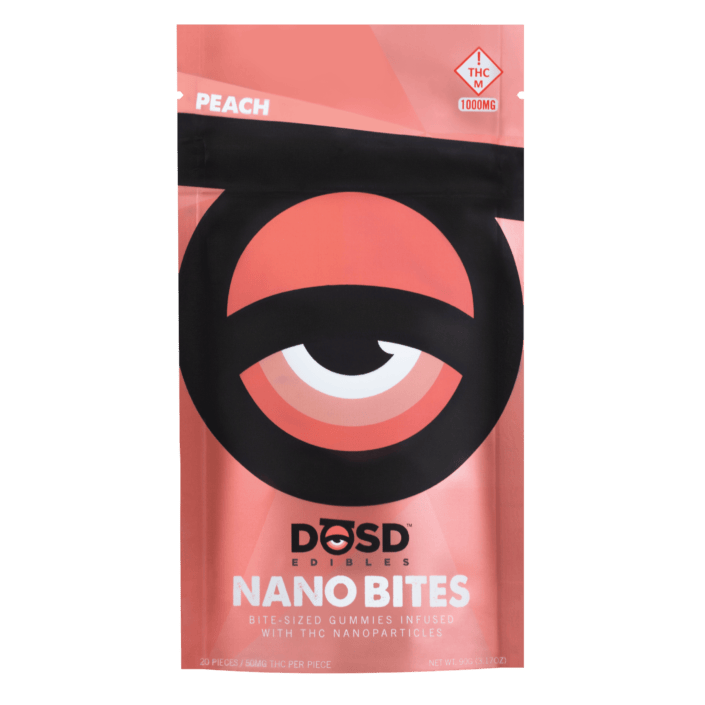 Dosd | Peach | Sativa | 1000mg | Nano Gummies