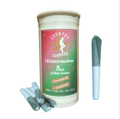 Country Cannabis | Watermelon | Indica | 5 Pack Mini Pre-rolls