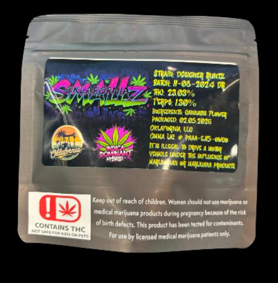Oklafornia | Designer Runtz | Indica-Hybrid | 7g Smalls