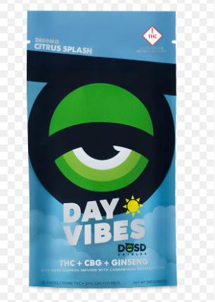 Dosd Day VIbes | Citrus Splash | Sativa | 2000mg Thc + CBG