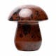 Gemstone Mushroom Red Obsidian