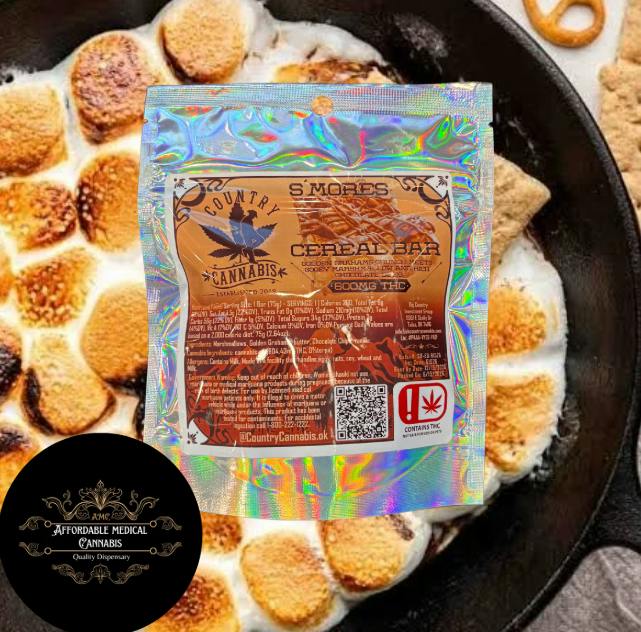Country Cannabis | Smores Cake Bar | 500mg