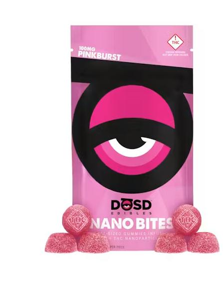 Nano Bites - Pinkburst 100mg, Sativa Enhanced