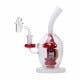 Human Grade | White & Red | Mushroom Globe Rig & Carb Cap