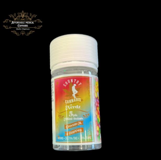 Country Cannabis | Nerdz | Hybrid | 5 Pack Mini Pre-rolls