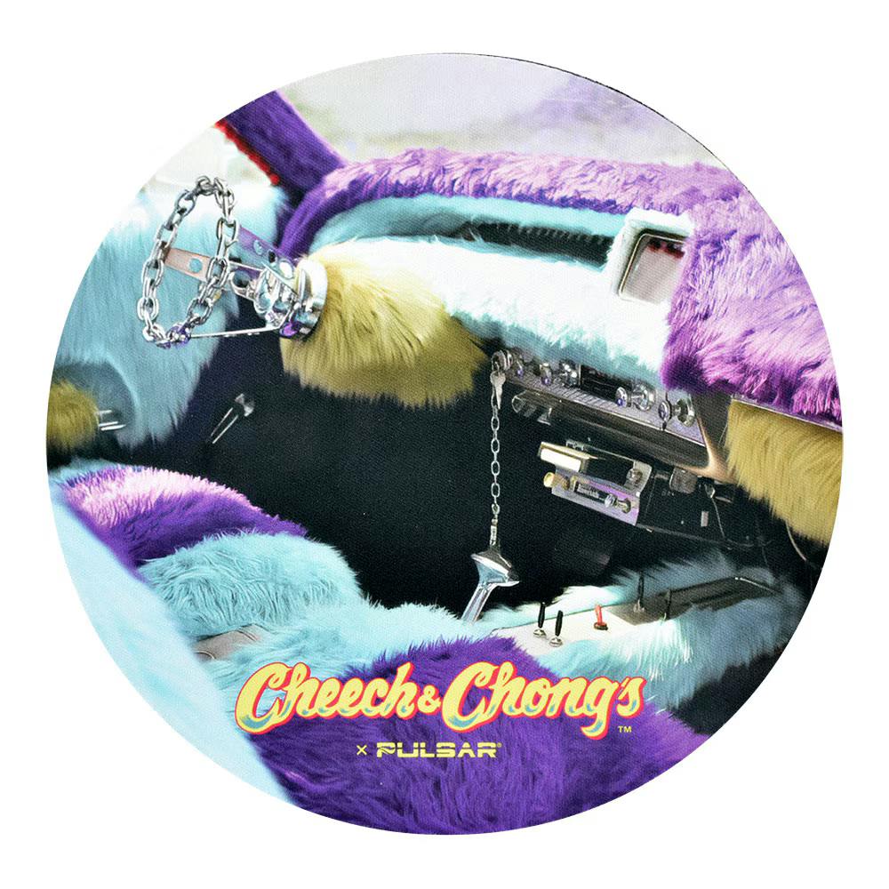 Cheech & Chong's x Pulsar DabPadz Fabric Top Dab Mat / Love Machine / 8"