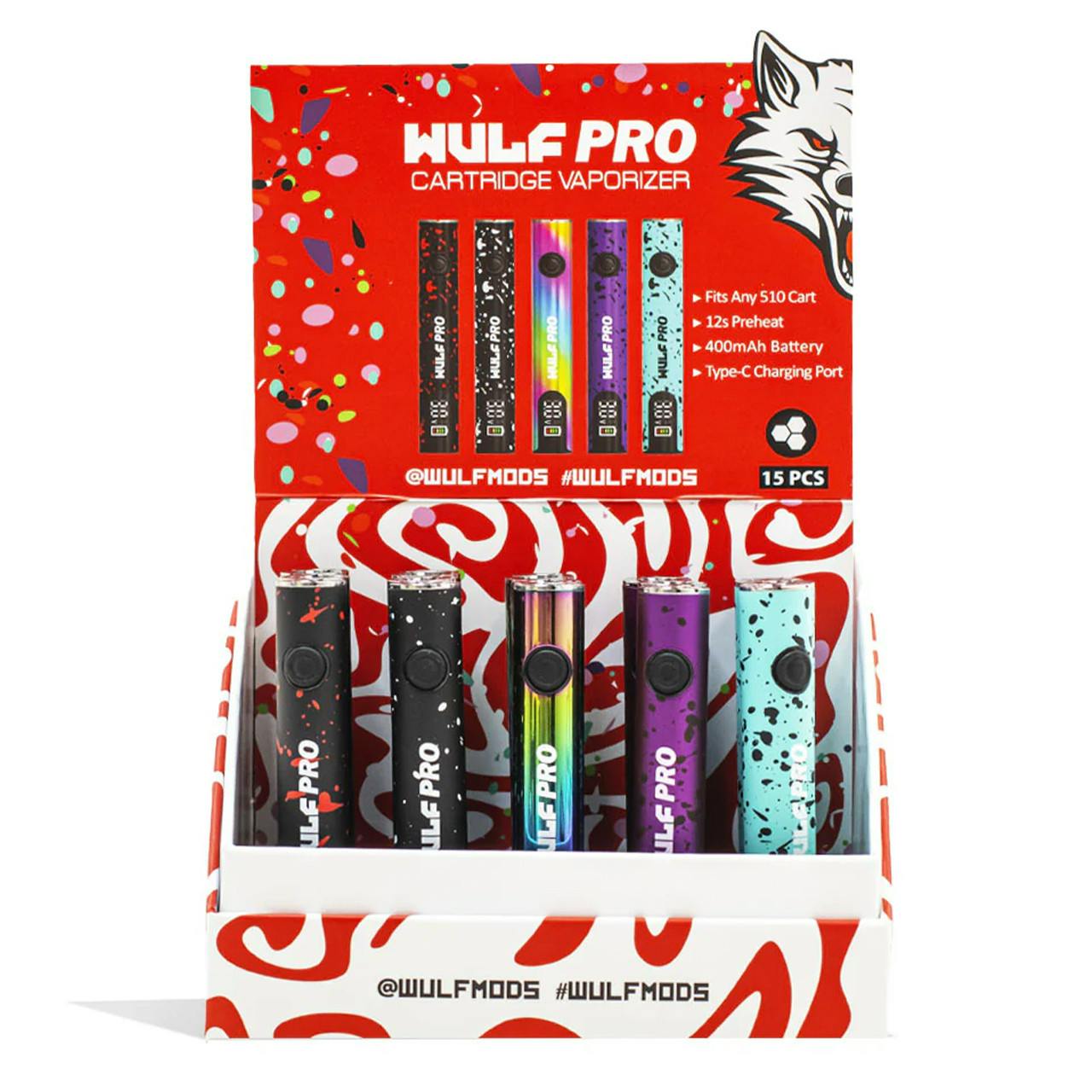 Wulf Mods Pro / 510 400mAh Carto Battery at Spot 23 Dispensary