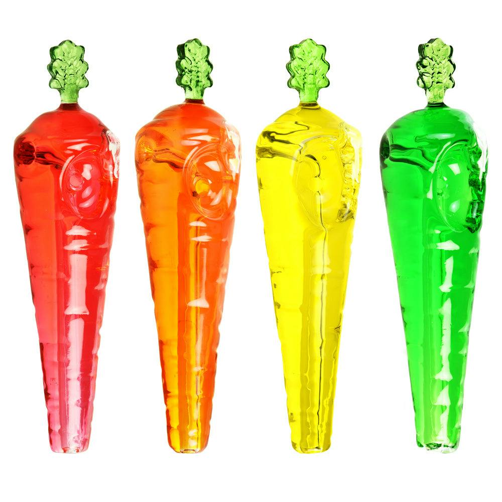 Carrot All Freezable Glycerin Hand Pipe - 5.5"/Colors Vary