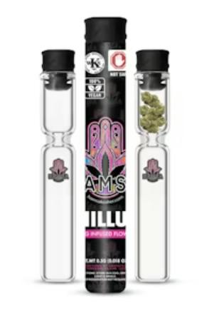 Hamsa / Chillum / Reusable Glass / Watermelon Blast - Triple Infused - Hybrid / .5G at Spot 23 Dispensary